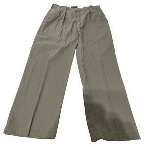 MEN'S POLO Ralph Lauren Andrew‎ Pant Pleated Chino Khaki Beige Tan Size 40x30
